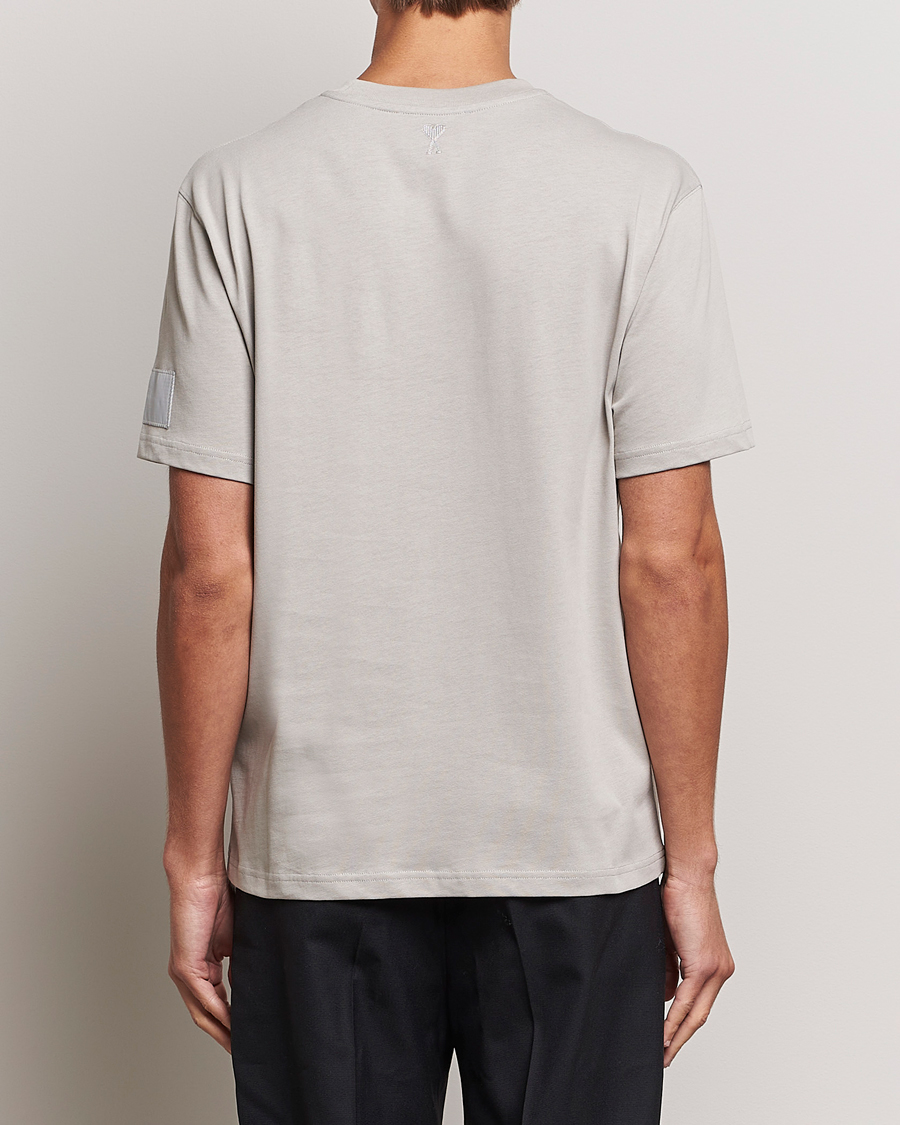 Mies | T-paidat | AMI | Fade Out Crew Neck T-Shirt Pearl Grey
