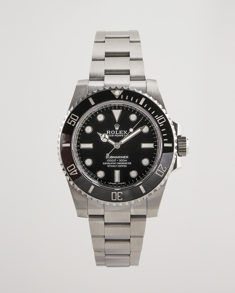 Mies | Rolex Pre-Owned Submariner 114060 Oyster Perpetual Steel Black | Rolex Pre-Owned | Submariner 114060 Oyster Perpetual Steel Black