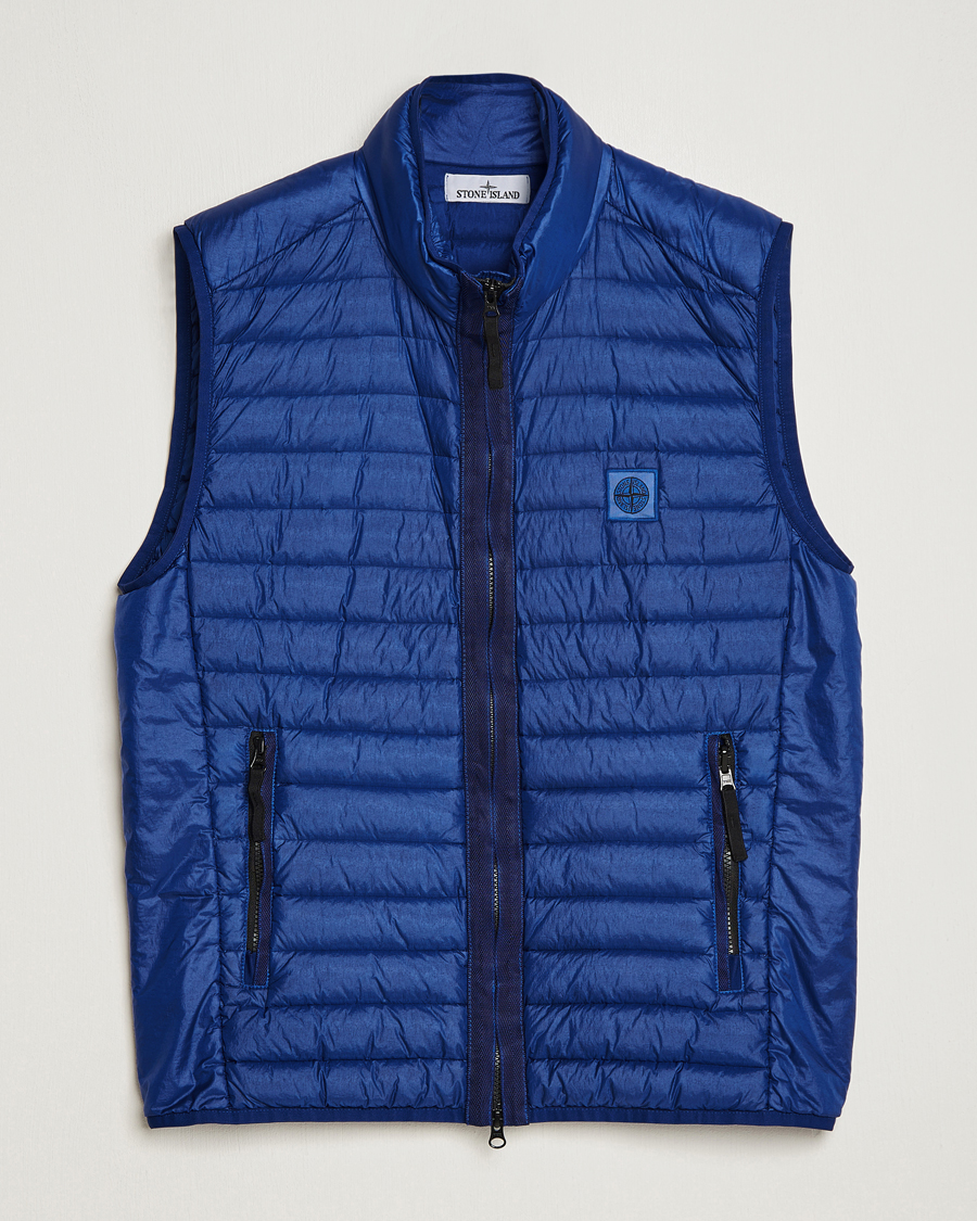 Mies | Takit | Stone Island | Recycled Nylon Down-TC Vest Bright Blue