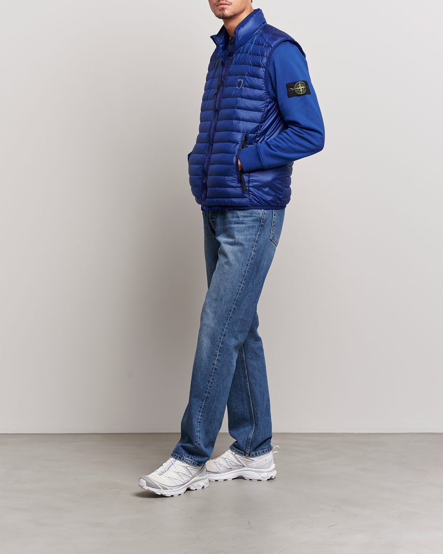 Mies | Takit | Stone Island | Recycled Nylon Down-TC Vest Bright Blue