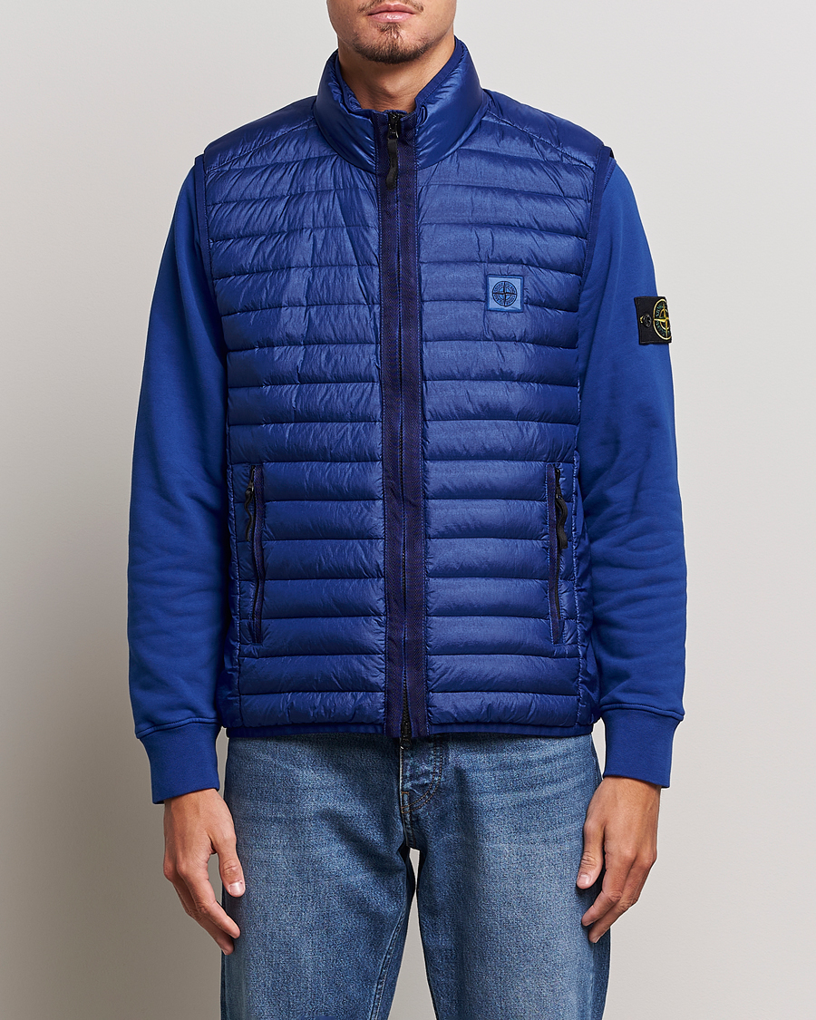 Mies | Takit | Stone Island | Recycled Nylon Down-TC Vest Bright Blue
