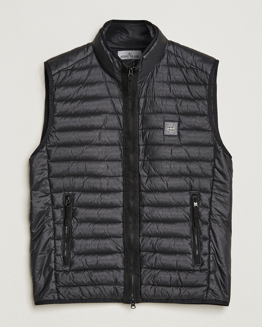 Mies | Takit | Stone Island | Recycled Nylon Down-TC Vest Black