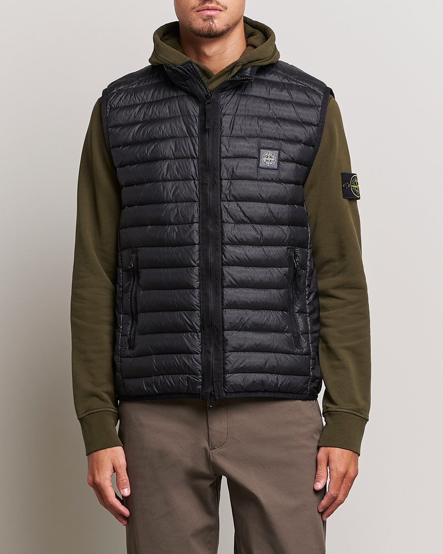Mies | Takit | Stone Island | Recycled Nylon Down-TC Vest Black