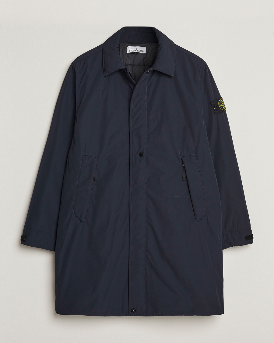 Mies | Takit | Stone Island | Micro Twill Coat Navy Blue