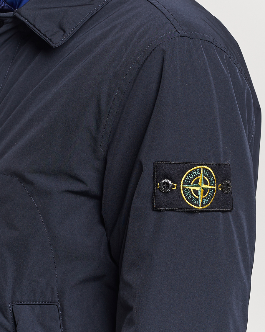 Mies | Takit | Stone Island | Micro Twill Coat Navy Blue