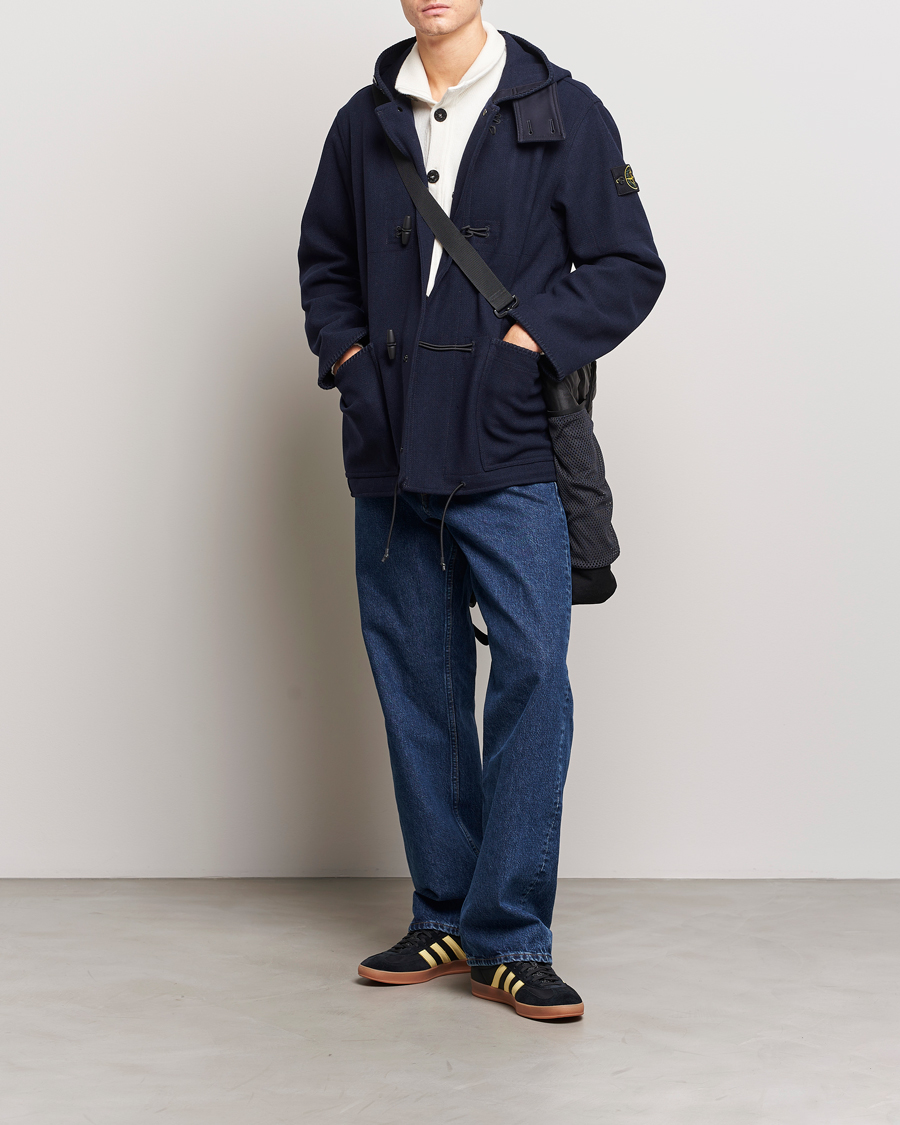 Mies | Takit | Stone Island | Panno Speciale Dufflejacket Blue Marine