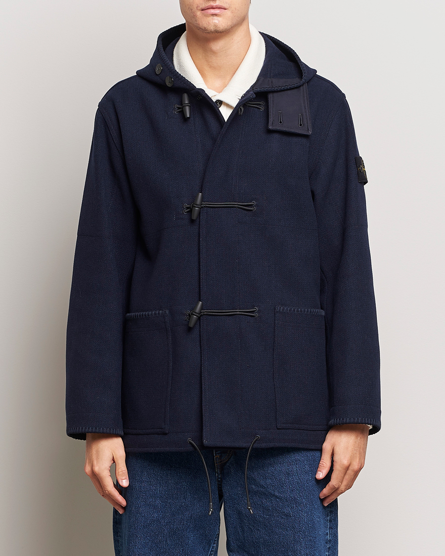 Mies | Takit | Stone Island | Panno Speciale Dufflejacket Blue Marine
