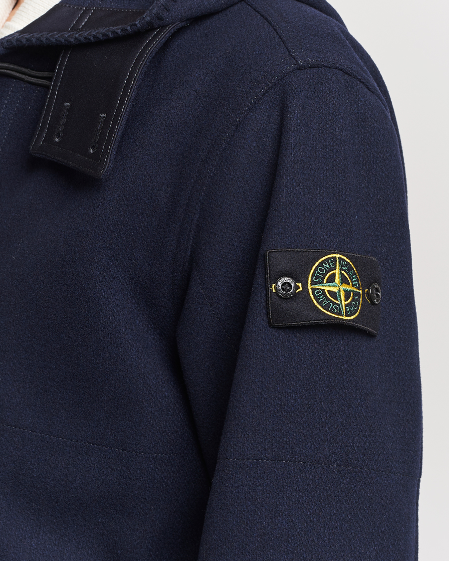 Mies | Takit | Stone Island | Panno Speciale Dufflejacket Blue Marine