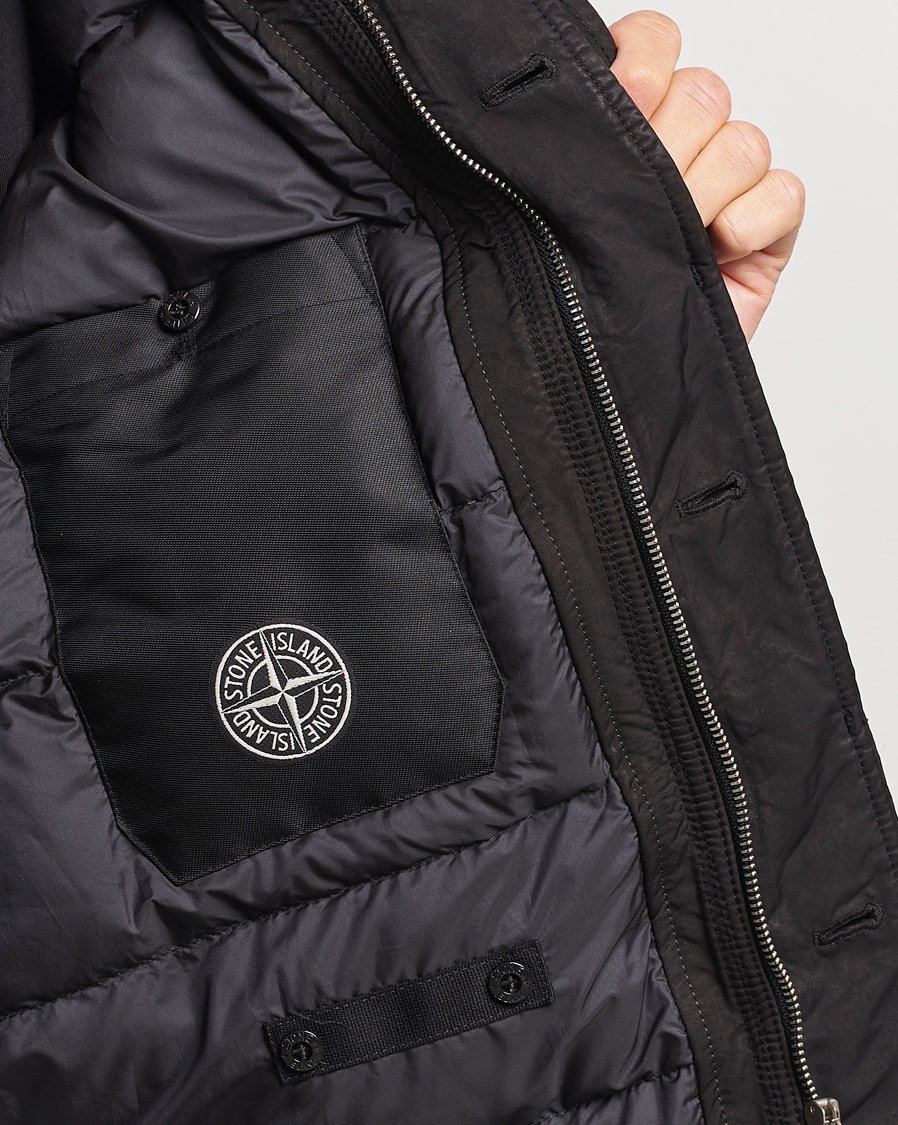 Mies | Takit | Stone Island | David-TC Hooded jacket Black