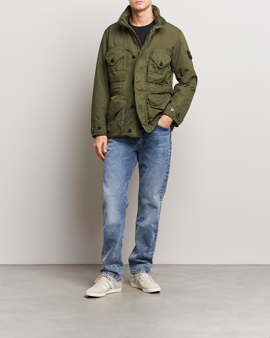 Mies | Takit | Stone Island | David-TC Padded Field Jacket Olive