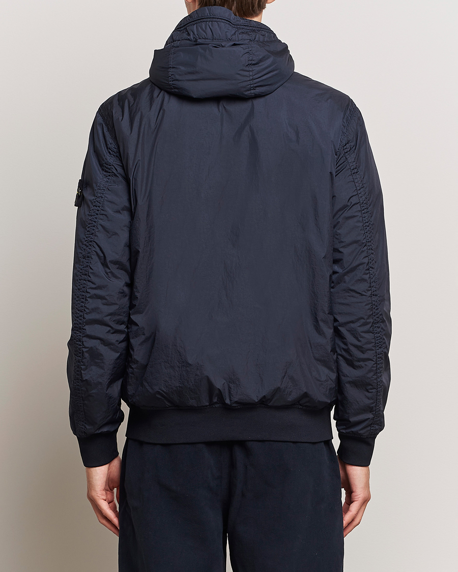 Mies | Takit | Stone Island | Garment Dyed Recycled Nylon Jacket Navy Blue