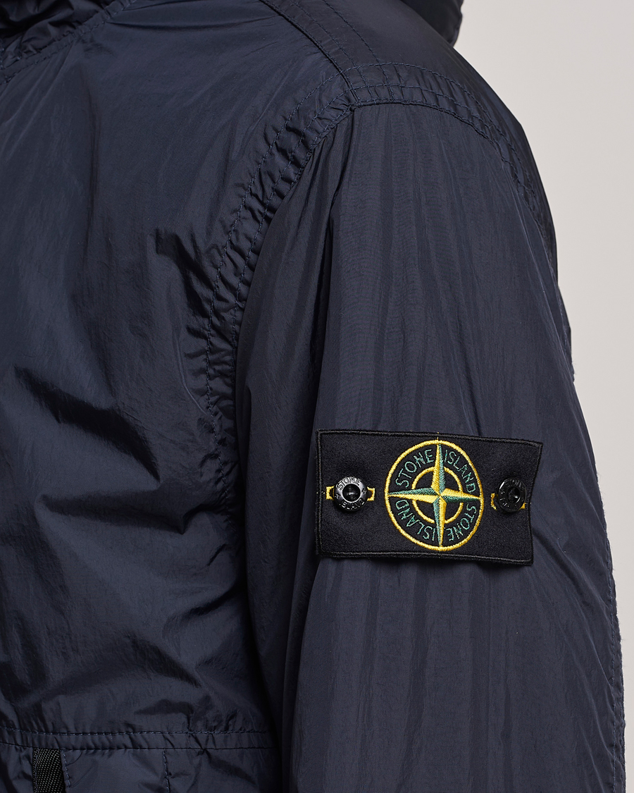 Mies | Takit | Stone Island | Garment Dyed Recycled Nylon Jacket Navy Blue