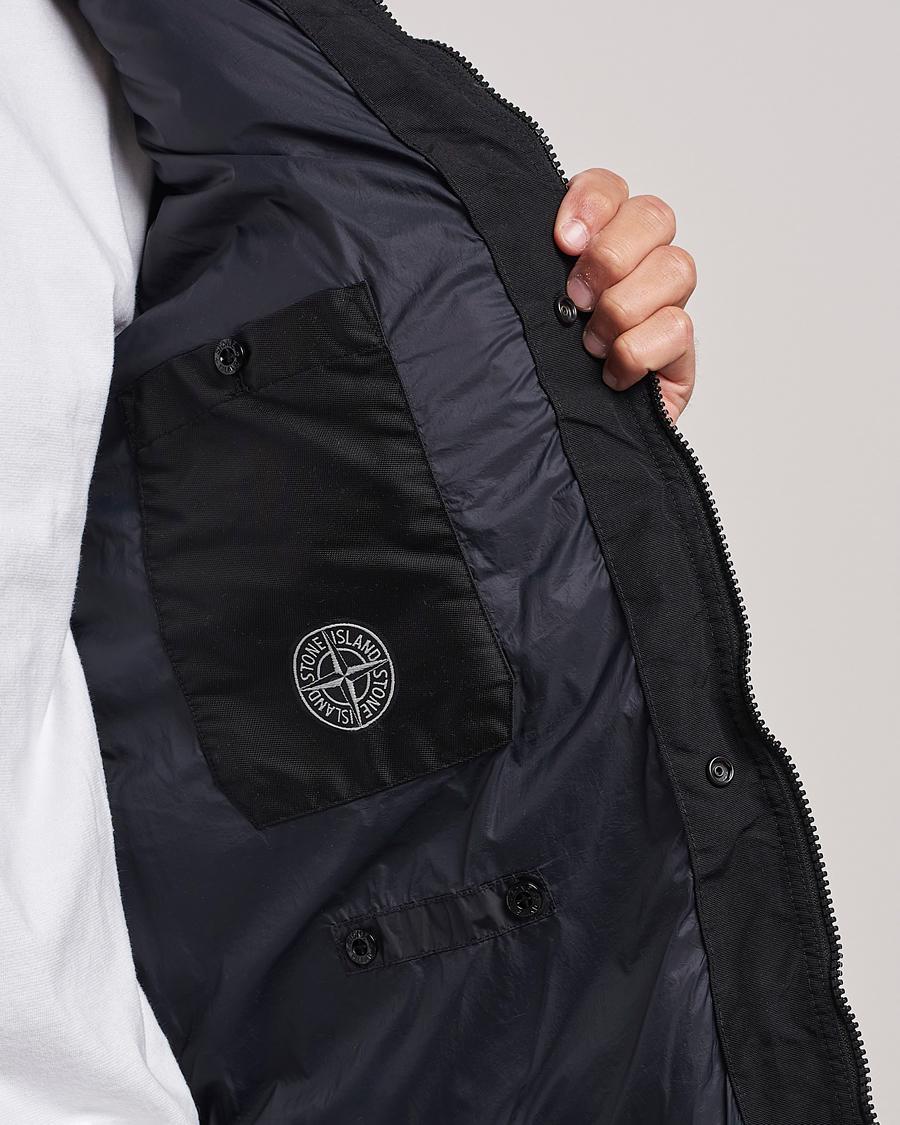 Mies | Takit | Stone Island | Garment Dyed Recycled Nylon Down Jacket Black
