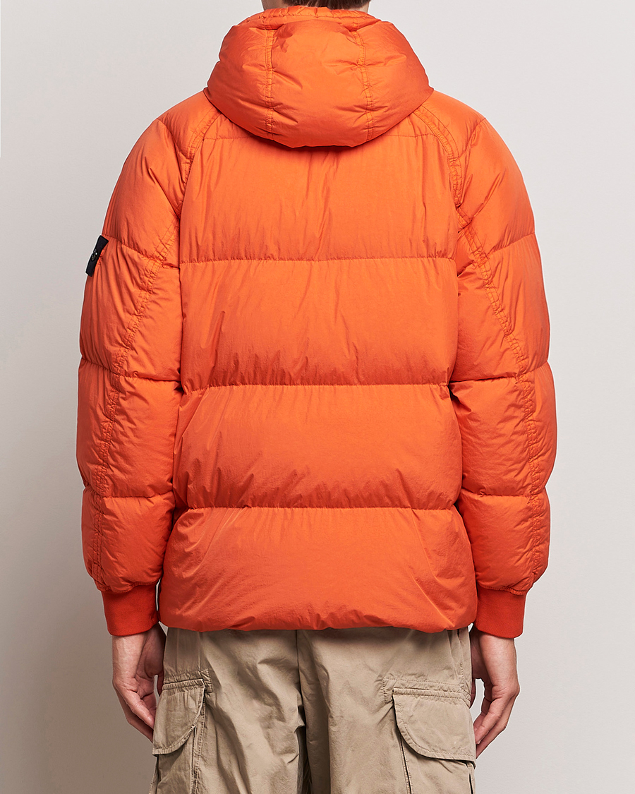 Mies | Takit | Stone Island | Garment Dyed Recycled Nylon Down Jacket Orange Red