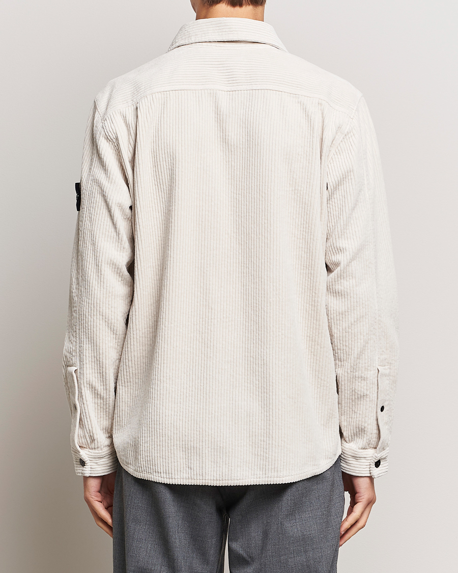 Mies | Kauluspaidat | Stone Island | Garment Dyed Corduroy Overshirt Plaster