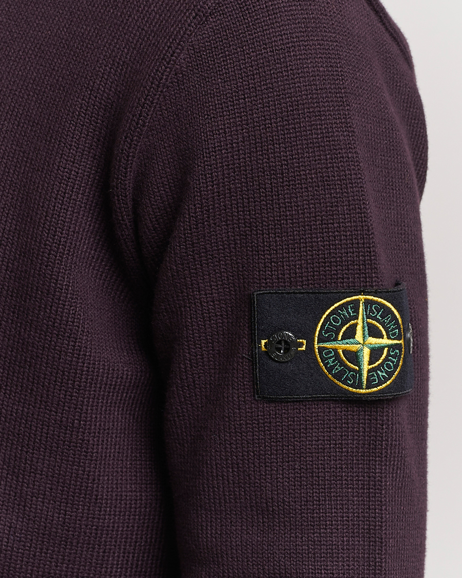 Mies | Puserot | Stone Island | Winter Cotton Polo Dark Burgundy