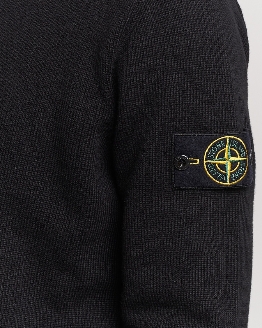 Mies | Puserot | Stone Island | Winter Cotton Polo Black