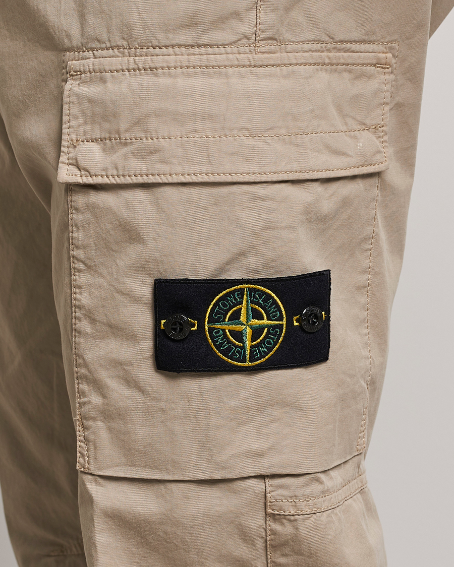 Mies | Housut | Stone Island | Stretch Cotton Gabardine Trousers Sand