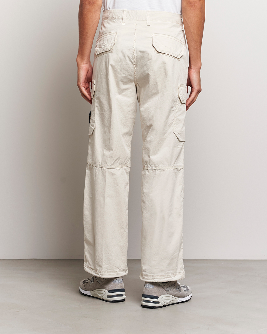 Mies | Housut | Stone Island | Stretch Cotton Gabardine Cargo Pants Plaster