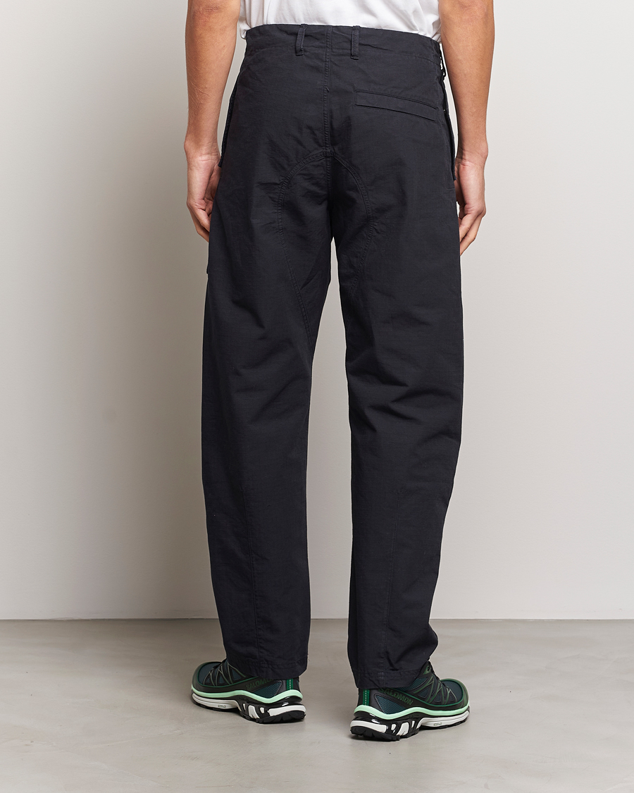 Mies | Housut | Stone Island | Garment Dyed Ripstop Trousers Navy Blue