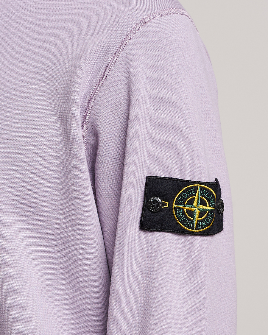 Mies | Puserot | Stone Island | Garment Dyed Fleece Sweatshirt Lavender