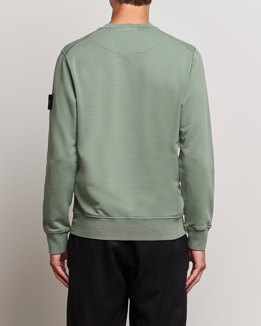Mies | Puserot | Stone Island | Garment Dyed Fleece Sweatshirt Sage