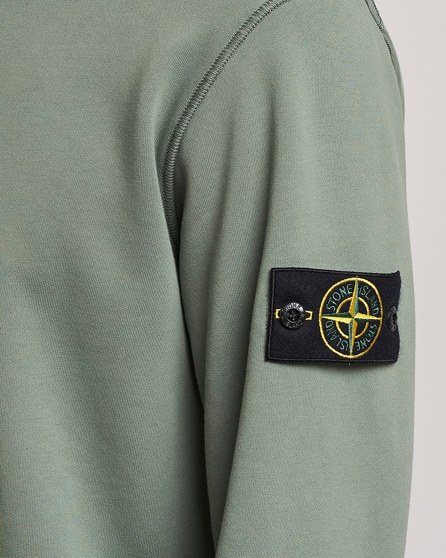 Mies | Puserot | Stone Island | Garment Dyed Fleece Sweatshirt Sage