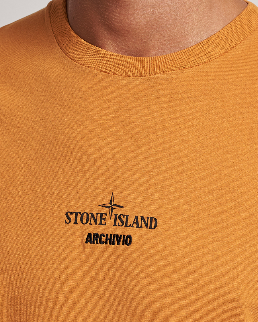 Mies | T-paidat | Stone Island | Garment Dyed Archivio T-Shirt Rust