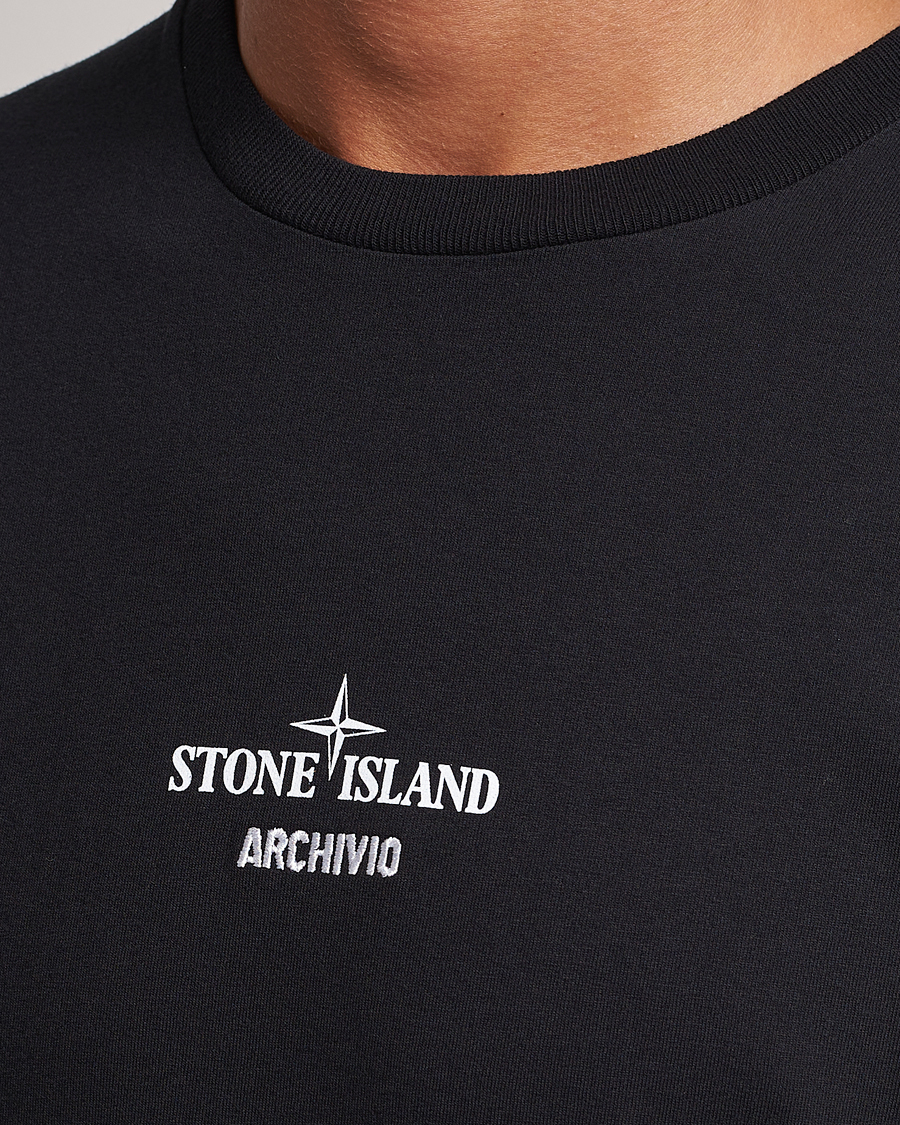 Mies | T-paidat | Stone Island | Garment Dyed Archivio T-Shirt Black