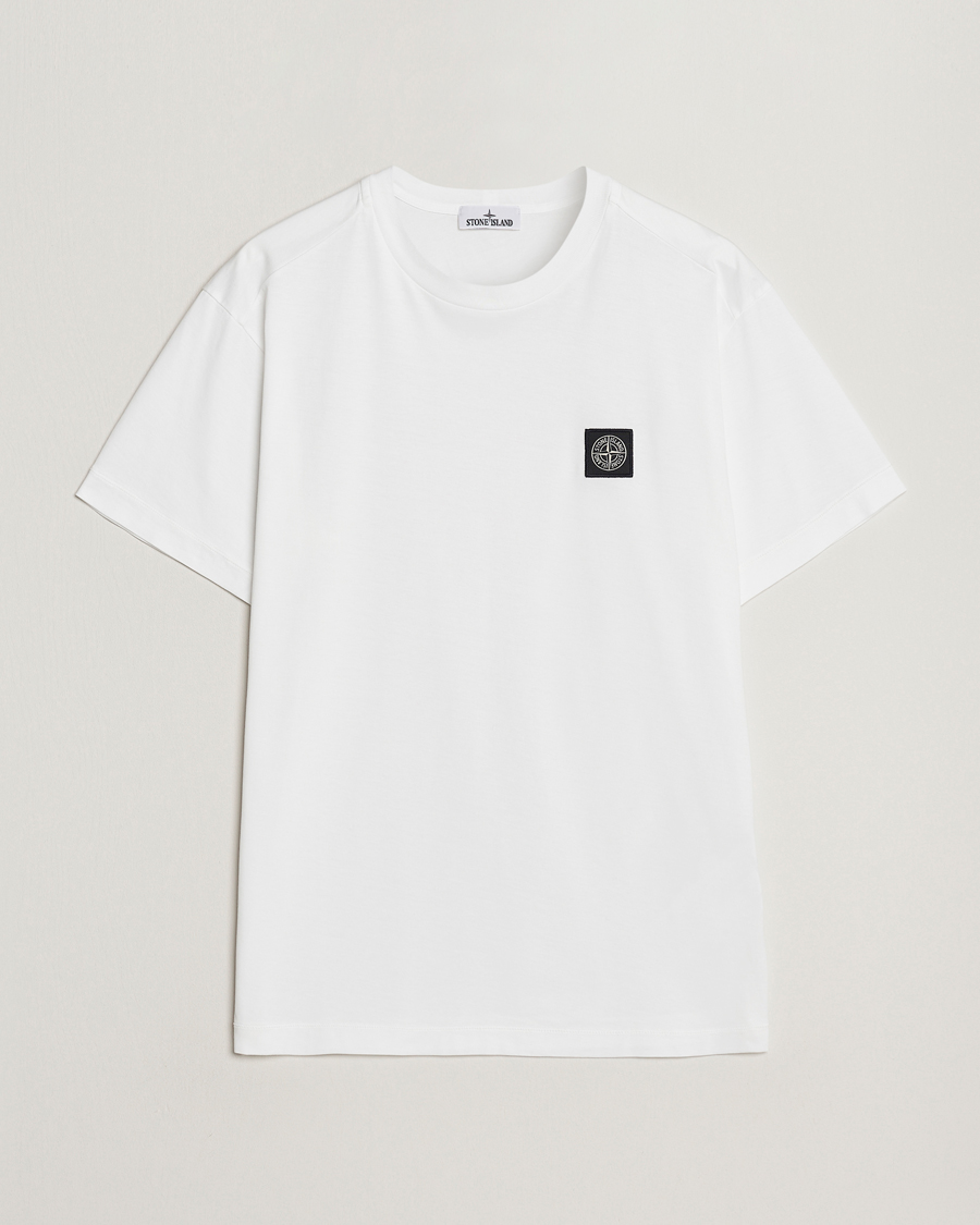 Mies | T-paidat | Stone Island | Garment Dyed Jersey T-Shirt White