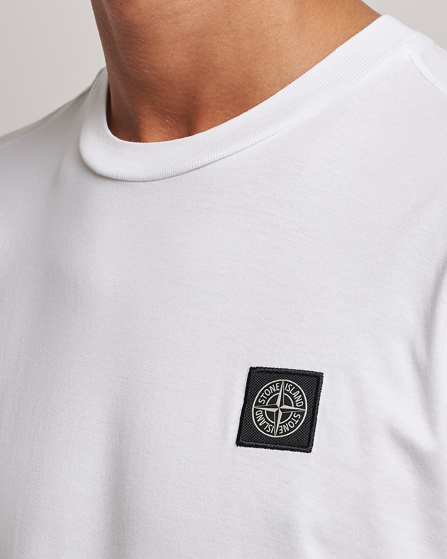 Mies | T-paidat | Stone Island | Garment Dyed Jersey T-Shirt White