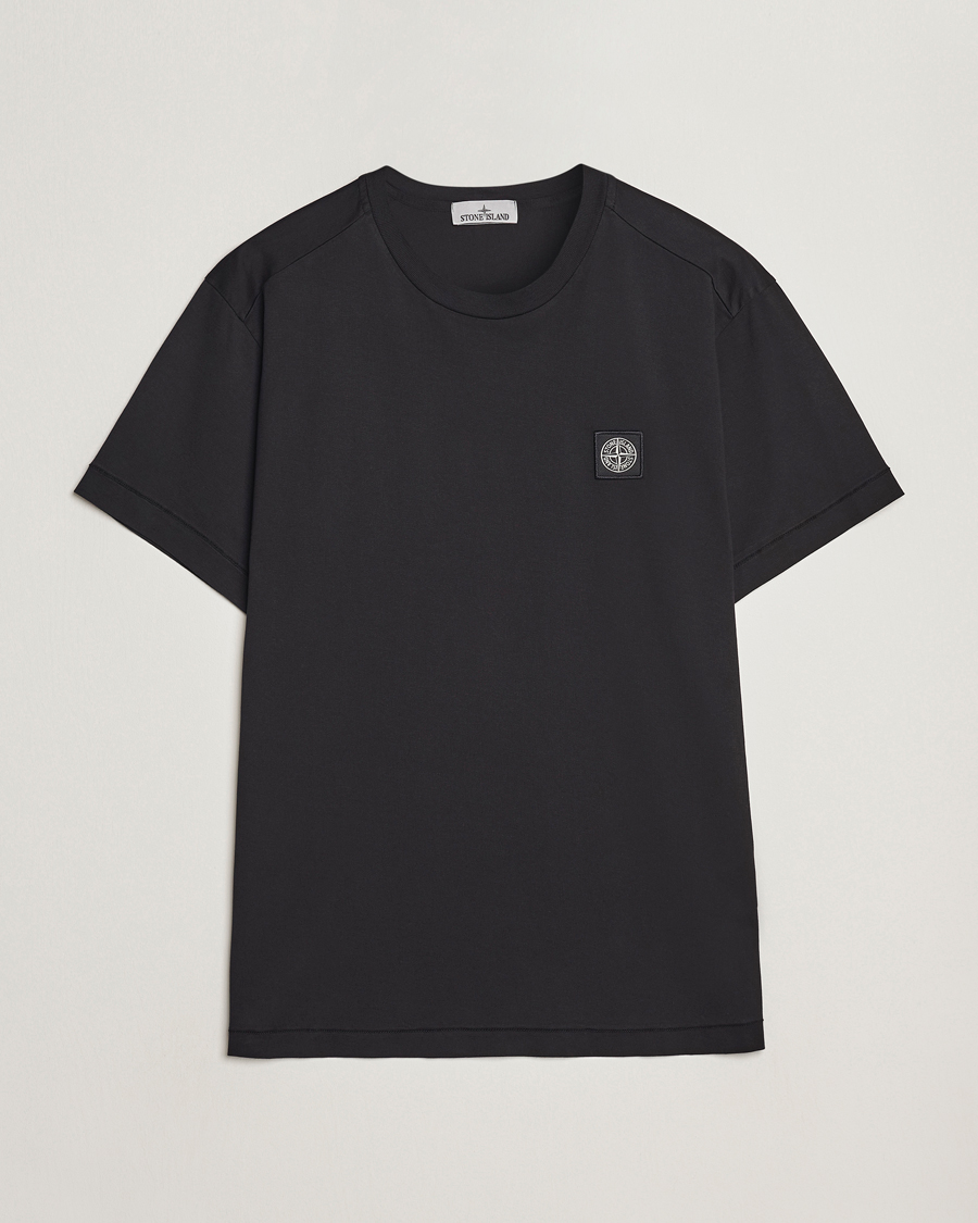 Mies | T-paidat | Stone Island | Garment Dyed Jersey T-Shirt Black