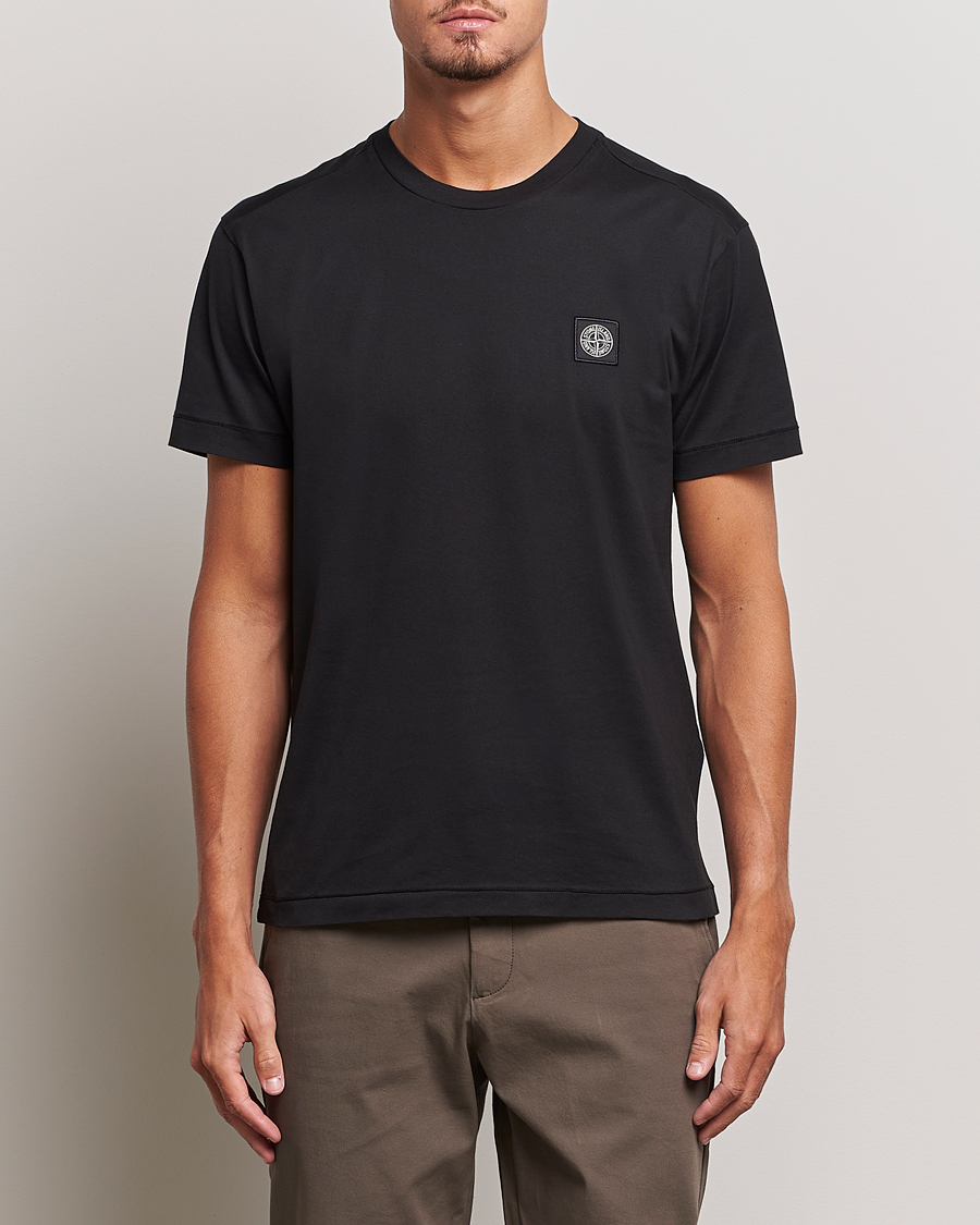 Mies | Stone Island | Stone Island | Garment Dyed Jersey T-Shirt Black