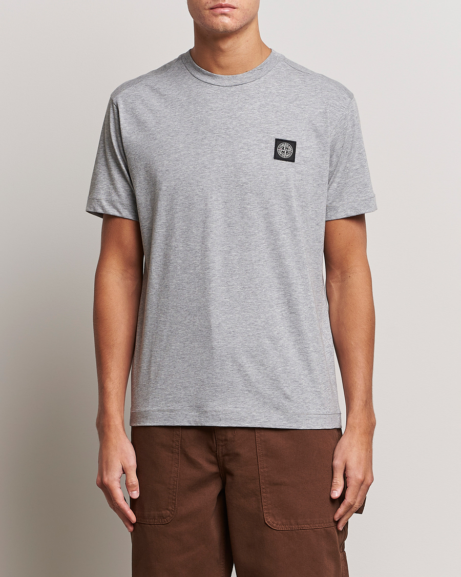 Mies |  | Stone Island | Garment Dyed Jersey T-Shirt Melange Grey