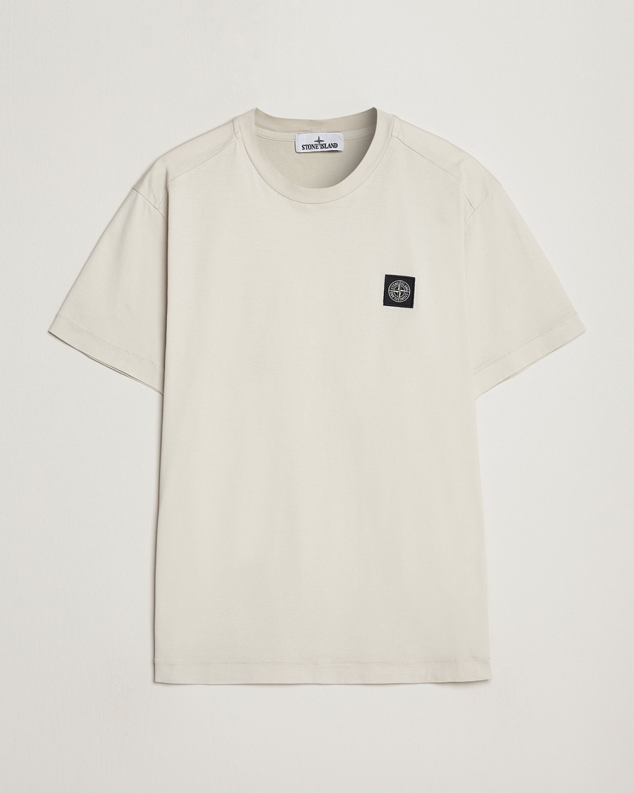 Mies | T-paidat | Stone Island | Garment Dyed Jersey T-Shirt Plaster