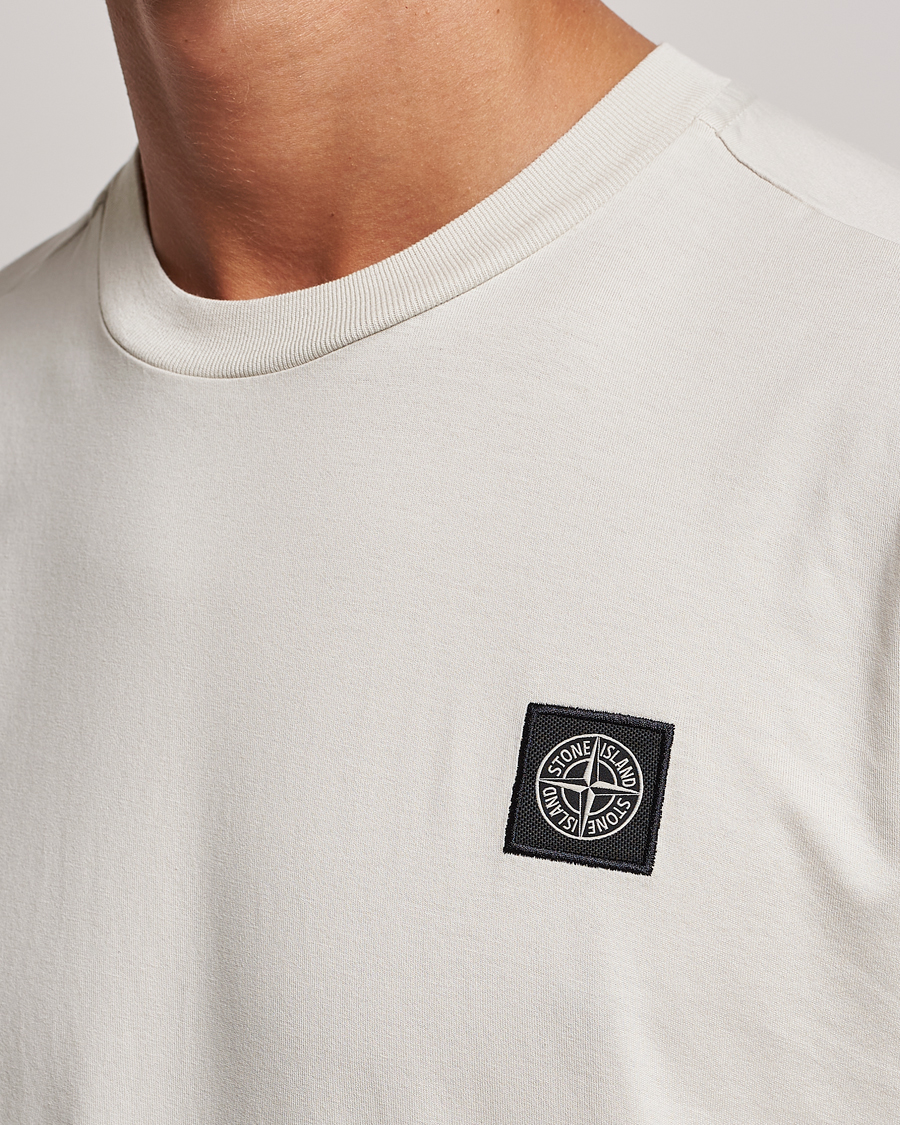 Mies | T-paidat | Stone Island | Garment Dyed Jersey T-Shirt Plaster