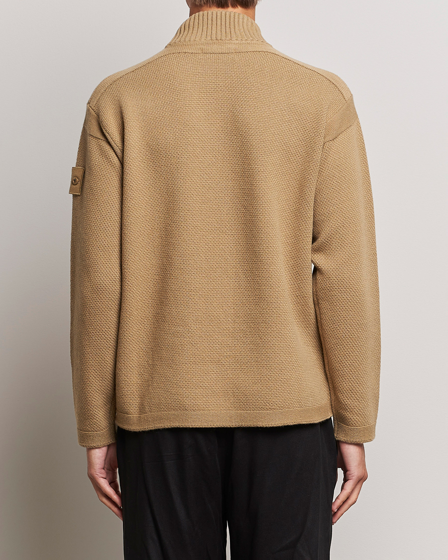 Mies | Puserot | Stone Island | Ghost Piece Geelong Wool Turtleneck Dark Beige