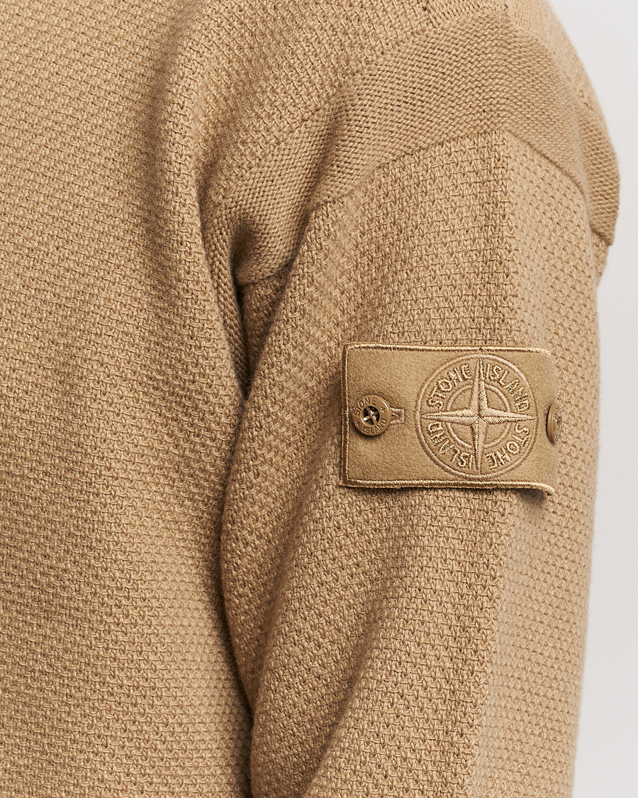Mies | Puserot | Stone Island | Ghost Piece Geelong Wool Turtleneck Dark Beige