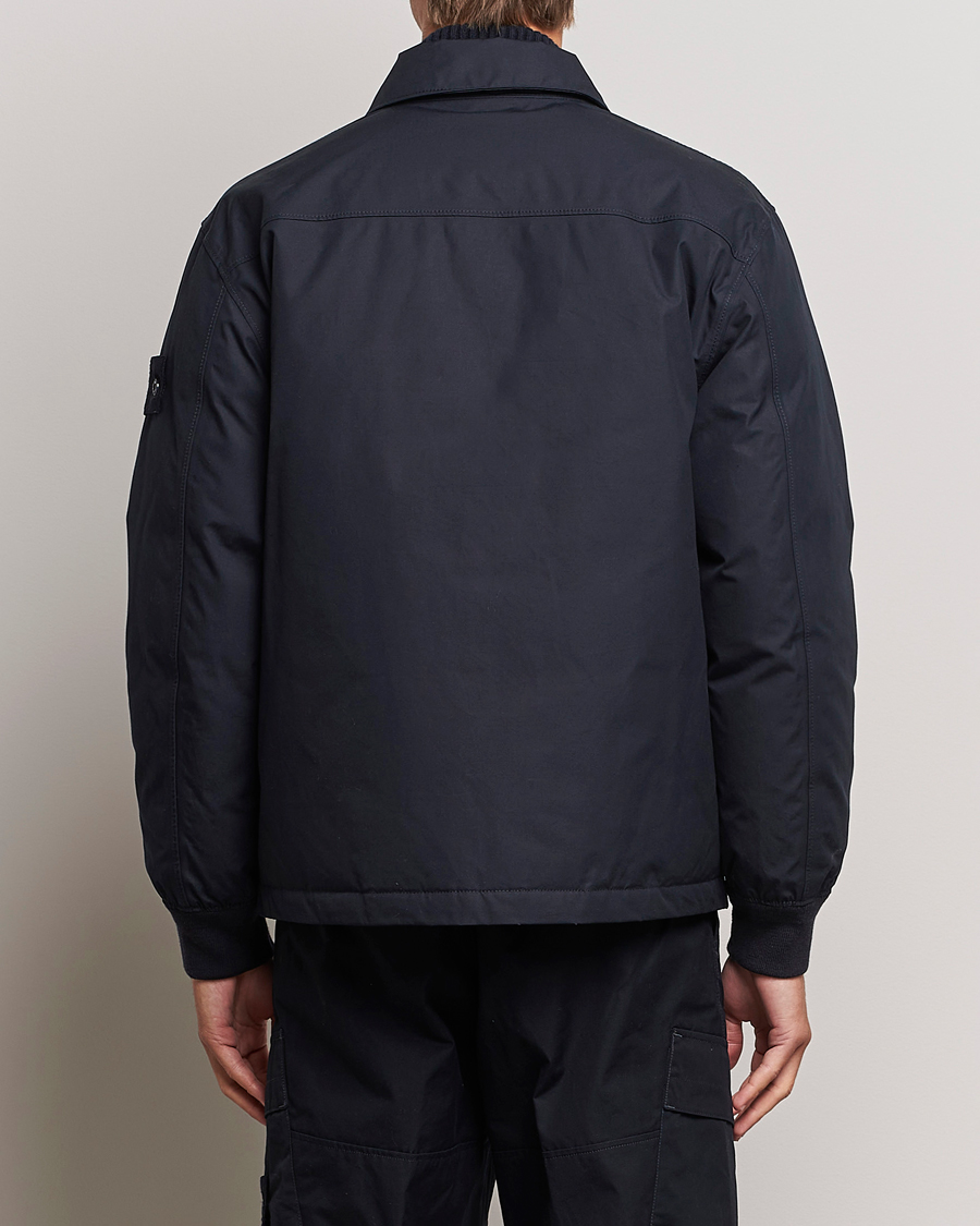 Mies | Takit | Stone Island | Ghost Piece O-Ventile Jacket Navy Blue