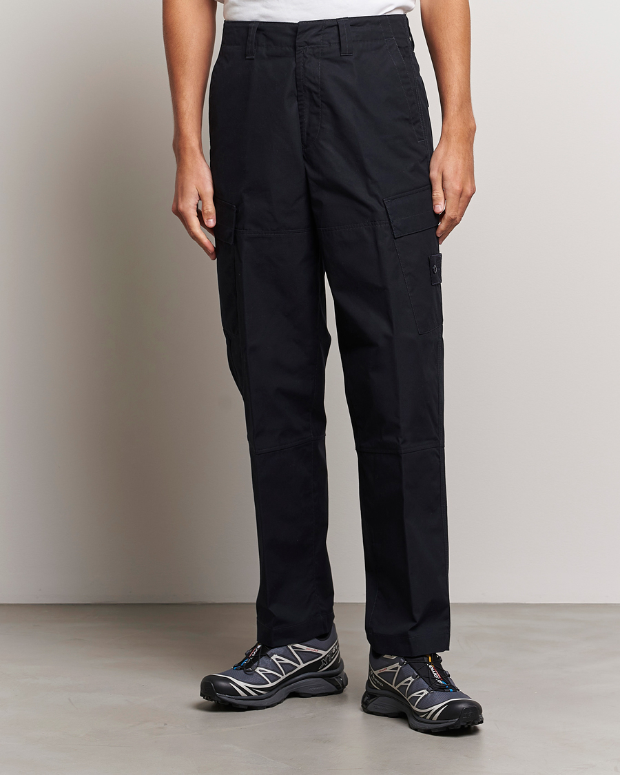 Mies |  | Stone Island | Ghost Piece O-Ventile Trousers Navy Blue