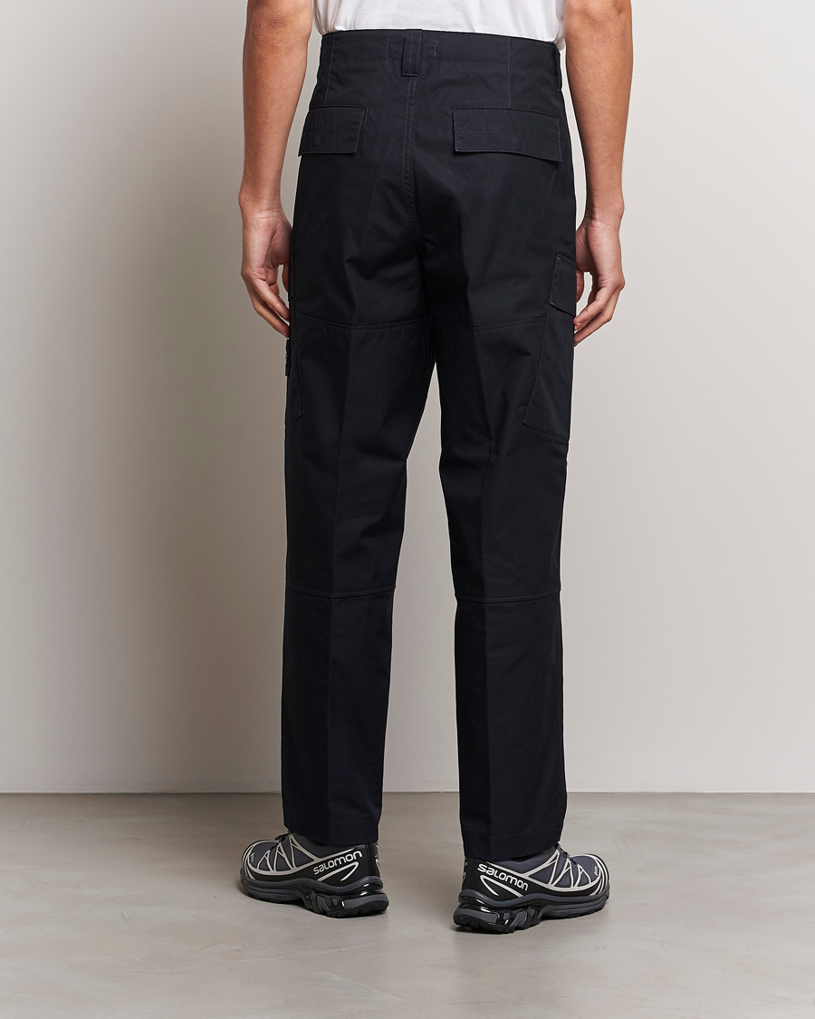 Mies | Housut | Stone Island | Ghost Piece O-Ventile Trousers Navy Blue