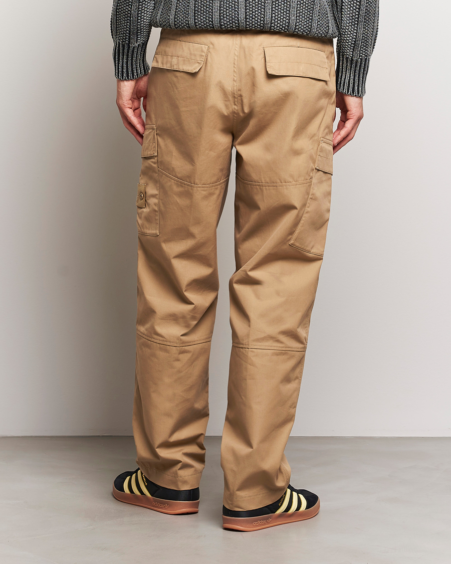 Mies | Housut | Stone Island | Ghost Piece O-Ventile Trousers Dark Beige