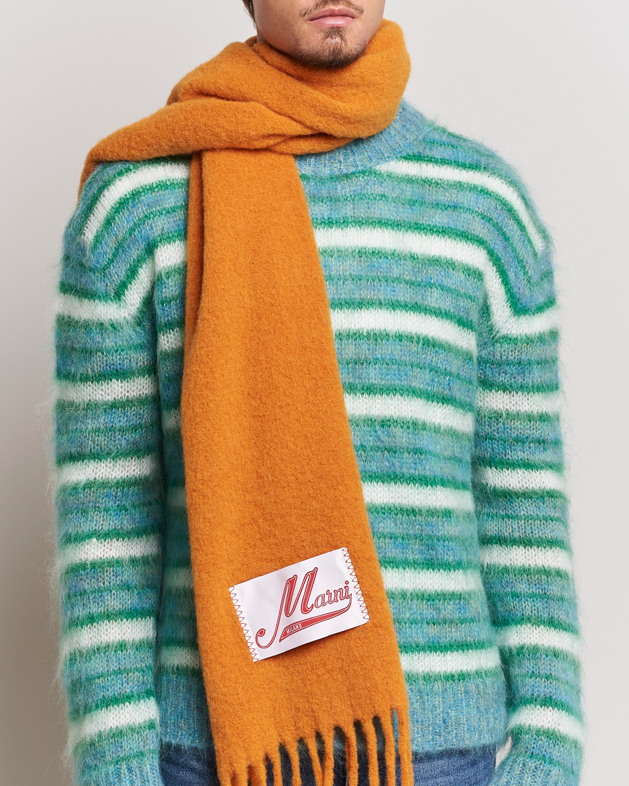 Mies | Marni Brushed Alpaca Scarf Arabesque | Marni | Brushed Alpaca Scarf Arabesque