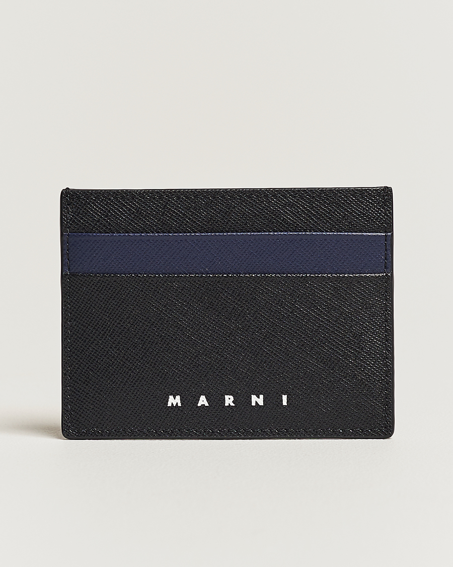 Mies | Marni | Marni | Saffiano Leather Cardholder Blublack