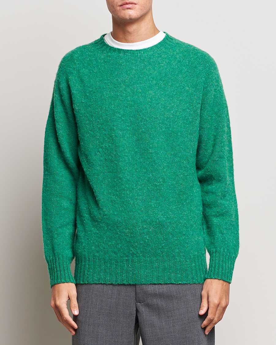 Mies |  | Howlin' | Brushed Wool Sweater Greendream