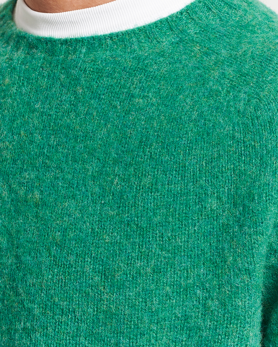 Mies | Puserot | Howlin' | Brushed Wool Sweater Greendream