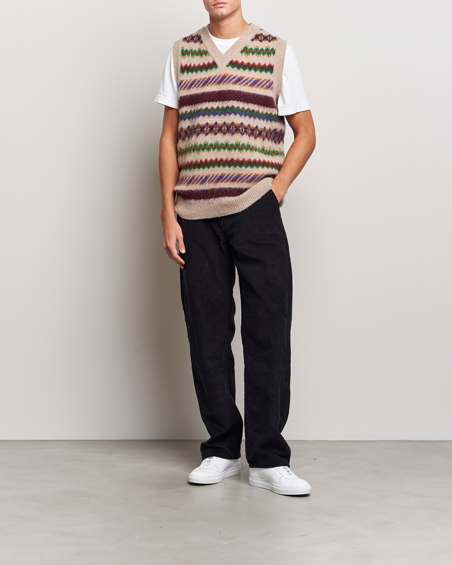 Mies | Puserot | Howlin' | Brushed Wool Vest Biscuit