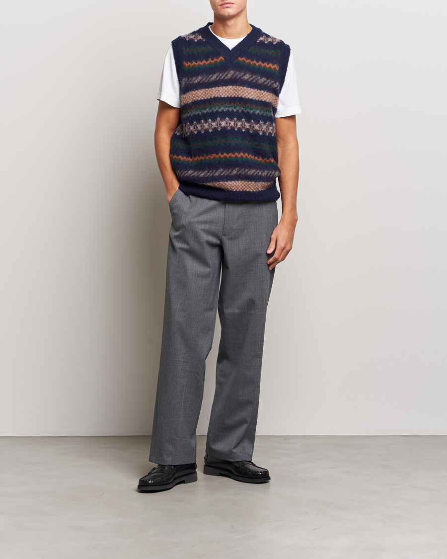 Mies | Puserot | Howlin' | Brushed Wool Vest Navy