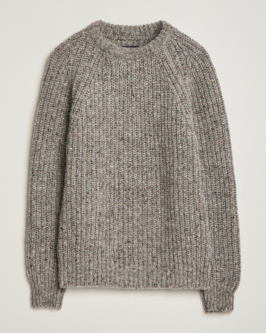 Mies | Puserot | Howlin' | Heavy Knitted Crewneck Greymix
