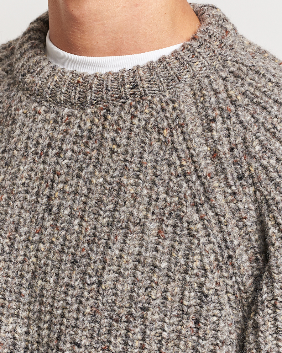 Mies | Puserot | Howlin' | Heavy Knitted Crewneck Greymix